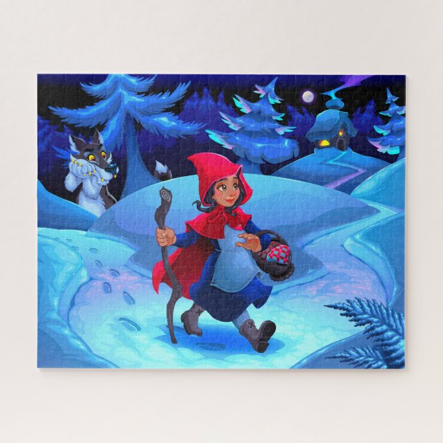 Little Red Riding Hood Children's Fairy Tale  Jigsaw Puzzle (Horizontal)