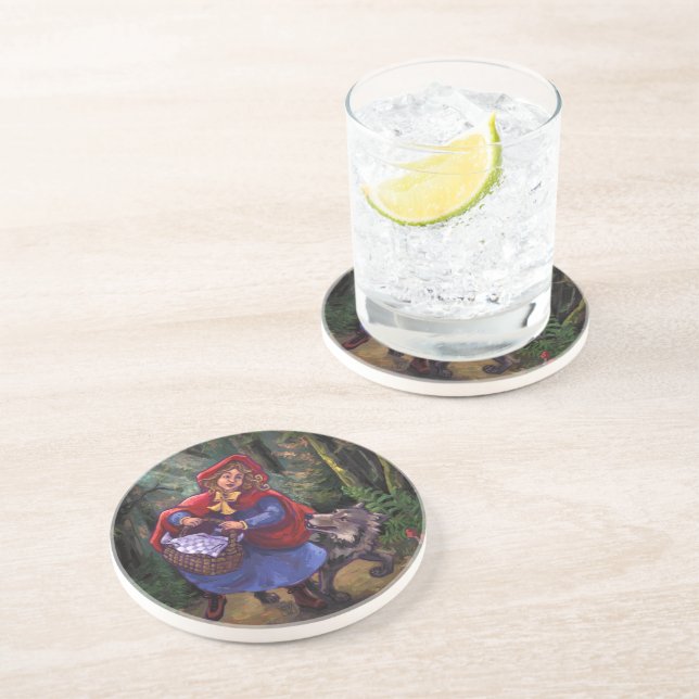 Little Red Riding Hood Coaster (Side)