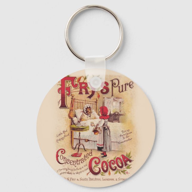 Little Red Riding Hood Cocoa Key Ring (Front)