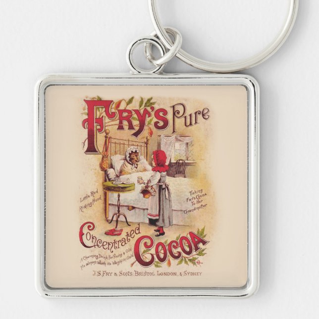 Little Red Riding Hood Cocoa Key Ring (Front)