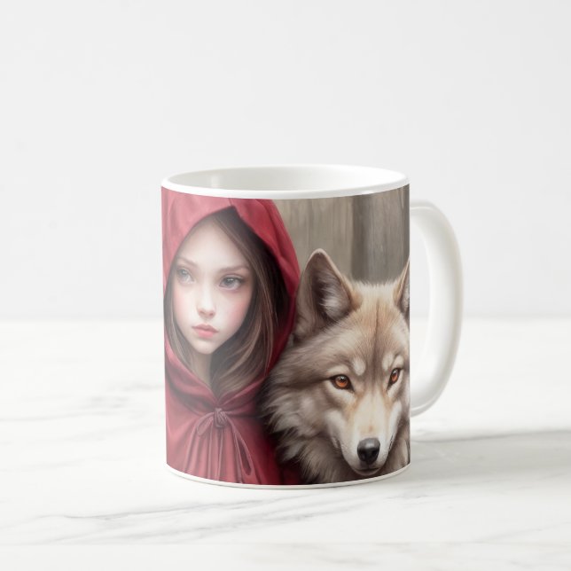 Little Red Riding Hood Coffee Mug (Front Right)
