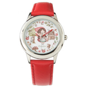 Little Red Riding Hood Cute Whimsical Watch
