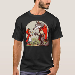 Little Red Riding Hood Fairy Tale Wolf Fairy Tale  T-Shirt