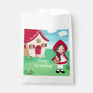 Little Red Riding Hood Fairytale Girls Birthday Favour Bags