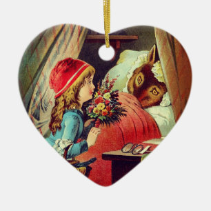 Little Red Riding Hood - Grimm Ceramic Tree Decoration