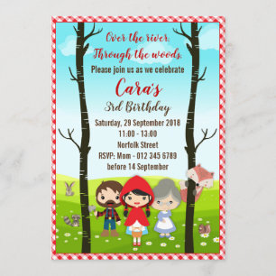 Little Red Riding Hood Invitation