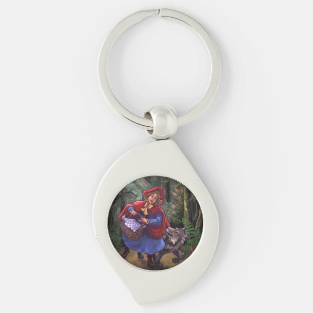 Little Red Riding Hood Key Ring (Front)