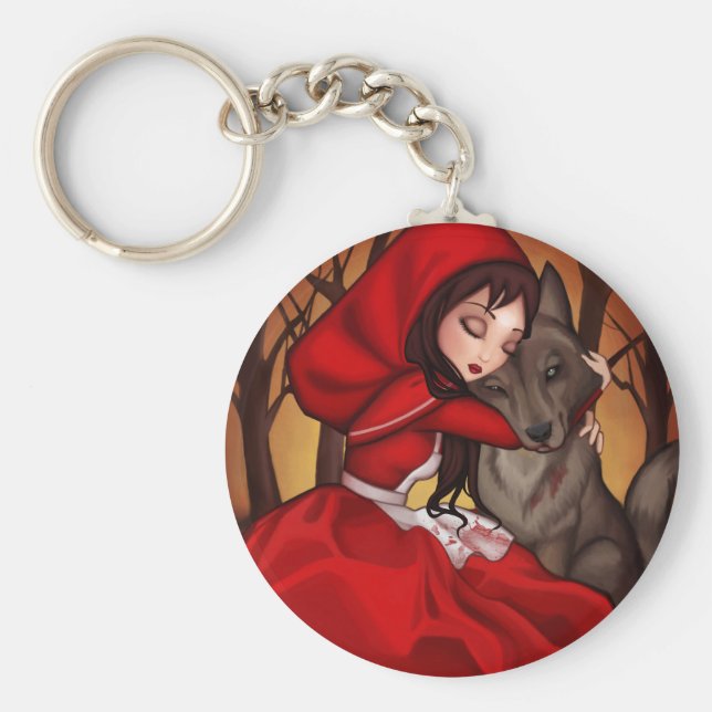 Little Red Riding Hood Key Ring (Front)