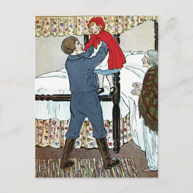 Little Red Riding Hood: Little Red Safe Postcard (Front)