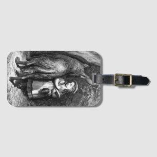 Little Red Riding Hood Meets Old Father Wolf Luggage Tag