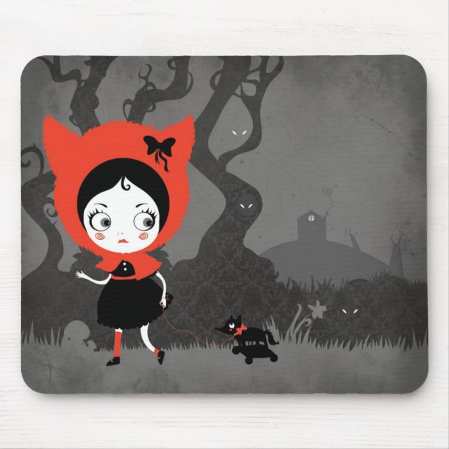 Little Red Riding Hood mousepad (Front)