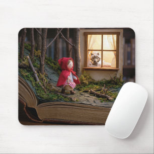 Little Red Riding Hood On a Book Page Mouse Mat