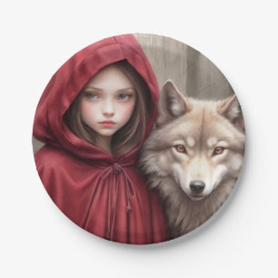Little Red Riding Hood Paper Plate