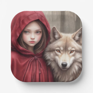 Little Red Riding Hood Paper Plate