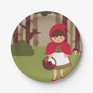 Little Red Riding Hood Paper Plate