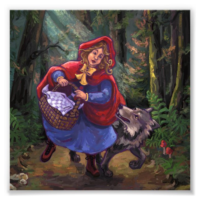 Little Red Riding Hood Photo Print (Front)