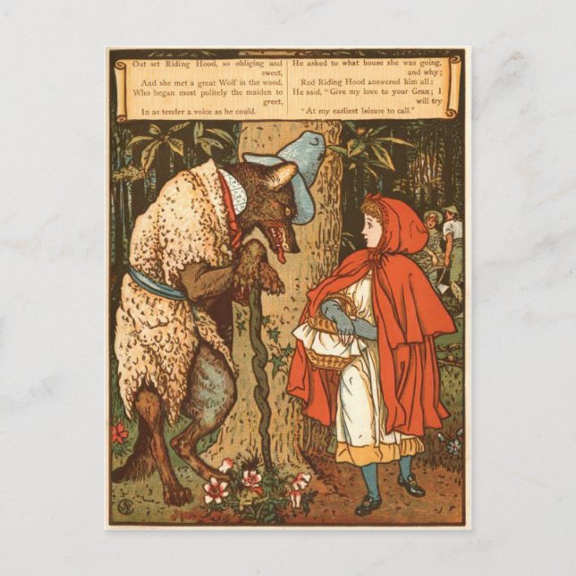 little-red-riding-hood-pictures-9 postcard (Front)
