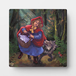 Little Red Riding Hood Plaque