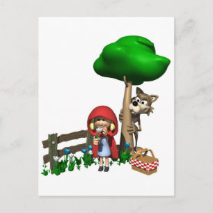 Little Red Riding Hood Postcard
