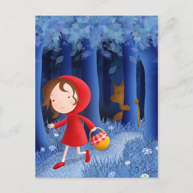 Little Red Riding Hood - postcard (Front)