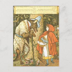Little Red Riding Hood Postcard