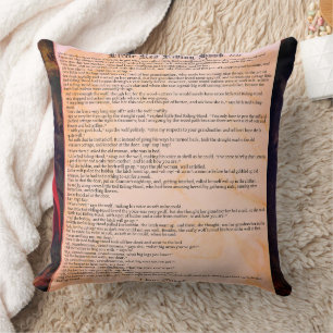Little Red Riding Hood Read Story Throw Pillow