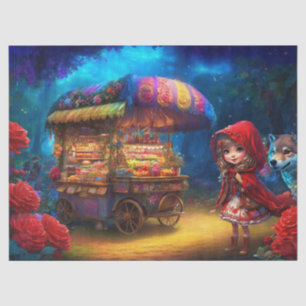 Little Red Riding Hood & The Wolf Decoupage Tissue Paper