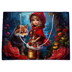 Little Red Riding Hood & The Wolf Large Gift Bag