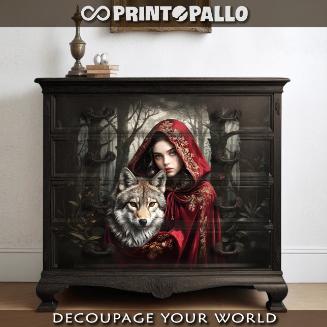 Little Red Riding Hood, the wolf: the real story - Tissue Paper (Creator Uploaded)