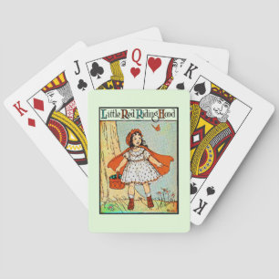 Little Red Riding Hood Vintage Cute Playing Cards