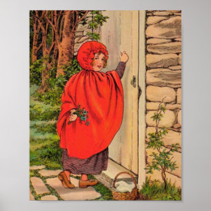 Little Red Riding Hood Vintage Poster