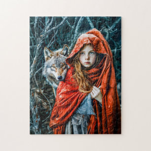 Little Red Riding Hood with the Wolf Jigsaw Puzzle