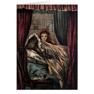 Little Red Riding Hood Wolf in Grandmother's Bed