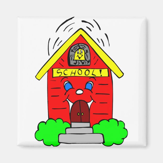Little Red Schoolhouse Magnet (Front)