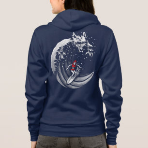 Little Red Surfing Hood Hoodie