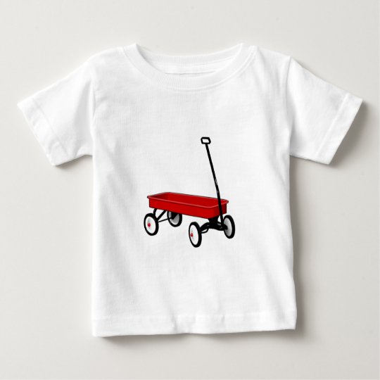 Little Red Wagon Baby T-Shirt