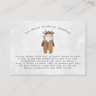 Little Reindeer   Display Shower Invitation Insert