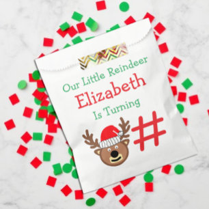 Little Reindeer Kids Birthday Favour Bags