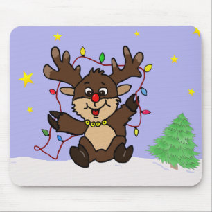 Little Reindeer Mouse Mat