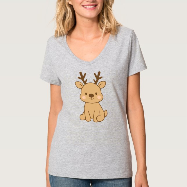 Little Reindeer T-Shirt (Front)