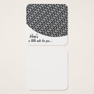 Little Retro-Pattern-Designed Message Notes