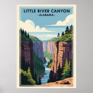 Little River Canyon Alabama V01 Poster
