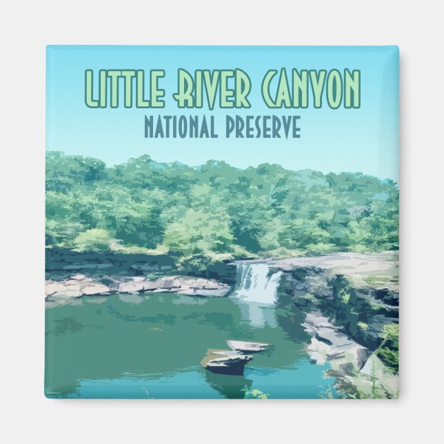 Little River Canyon National Preserve Alabama Magnet (Front)