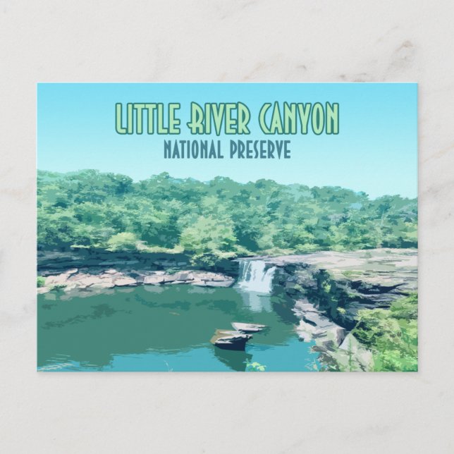 Little River Canyon National Preserve Alabama Postcard (Front)