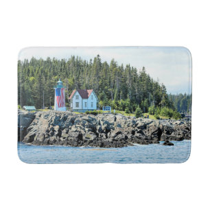 Little River Lighthouse, Cutler Maine Bath Mat