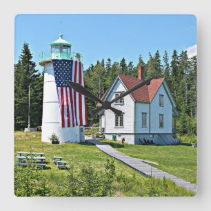 Little River Lighthouse, Maine Clock