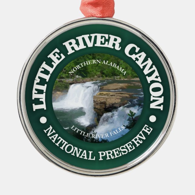 Little River Nat. Preserve (OBP) Metal Tree Decoration (Front)