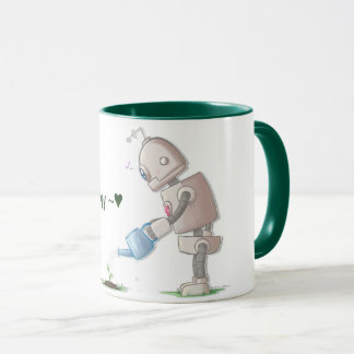 Little Robot's Garden Hobby Mug