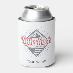 Little Rock Arkansas City United States USA Design Can Cooler