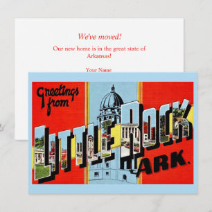 Little Rock, Arkansas Moving Announcement